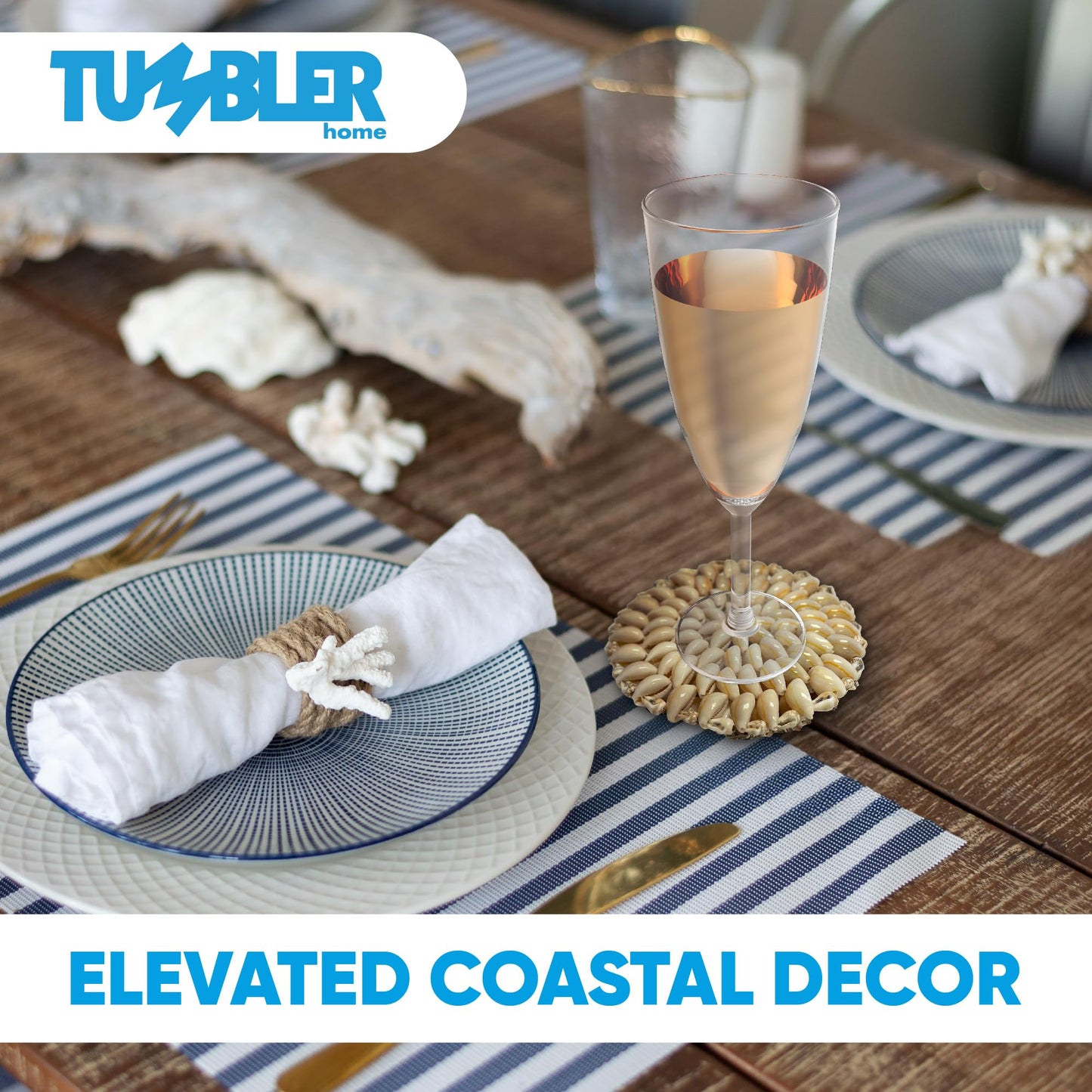 Shell Coasters (4 pack)