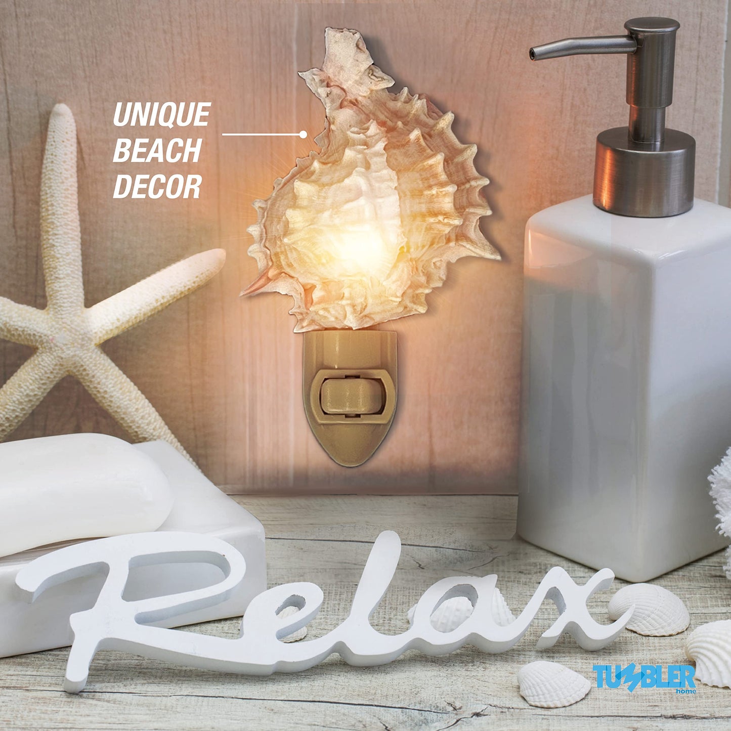Real Shell Night Lights