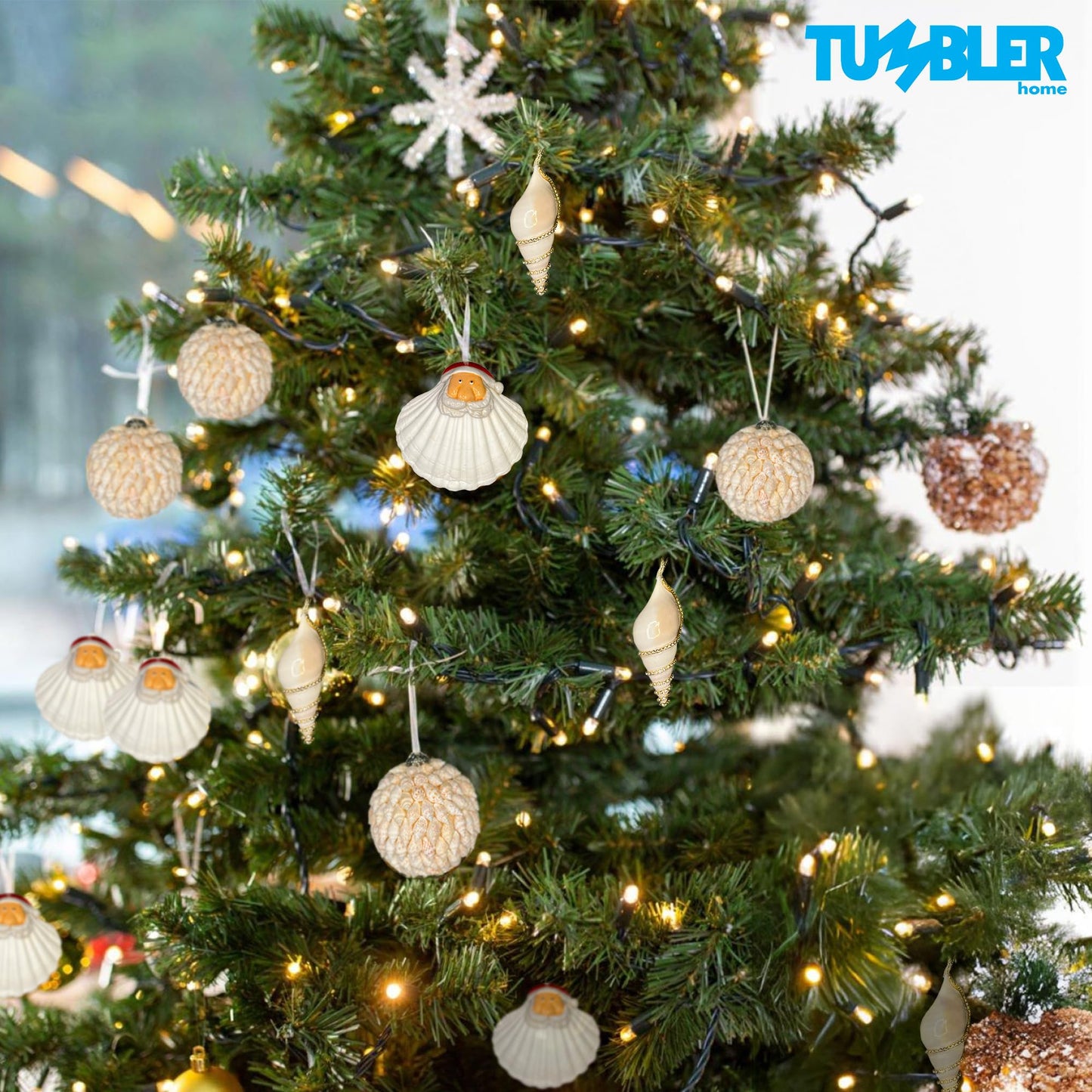 Coastal Christmas Ornaments (3 pack)