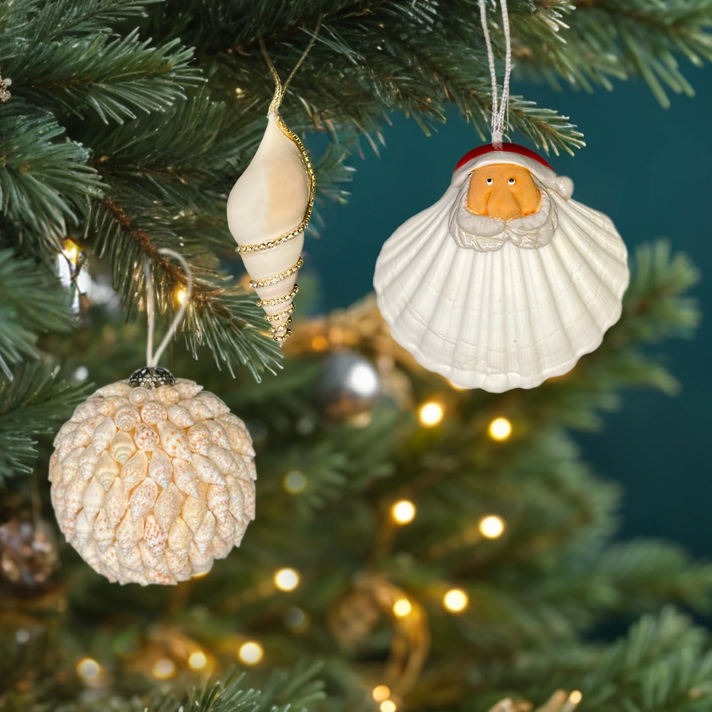 Coastal Christmas Ornaments (3 pack)