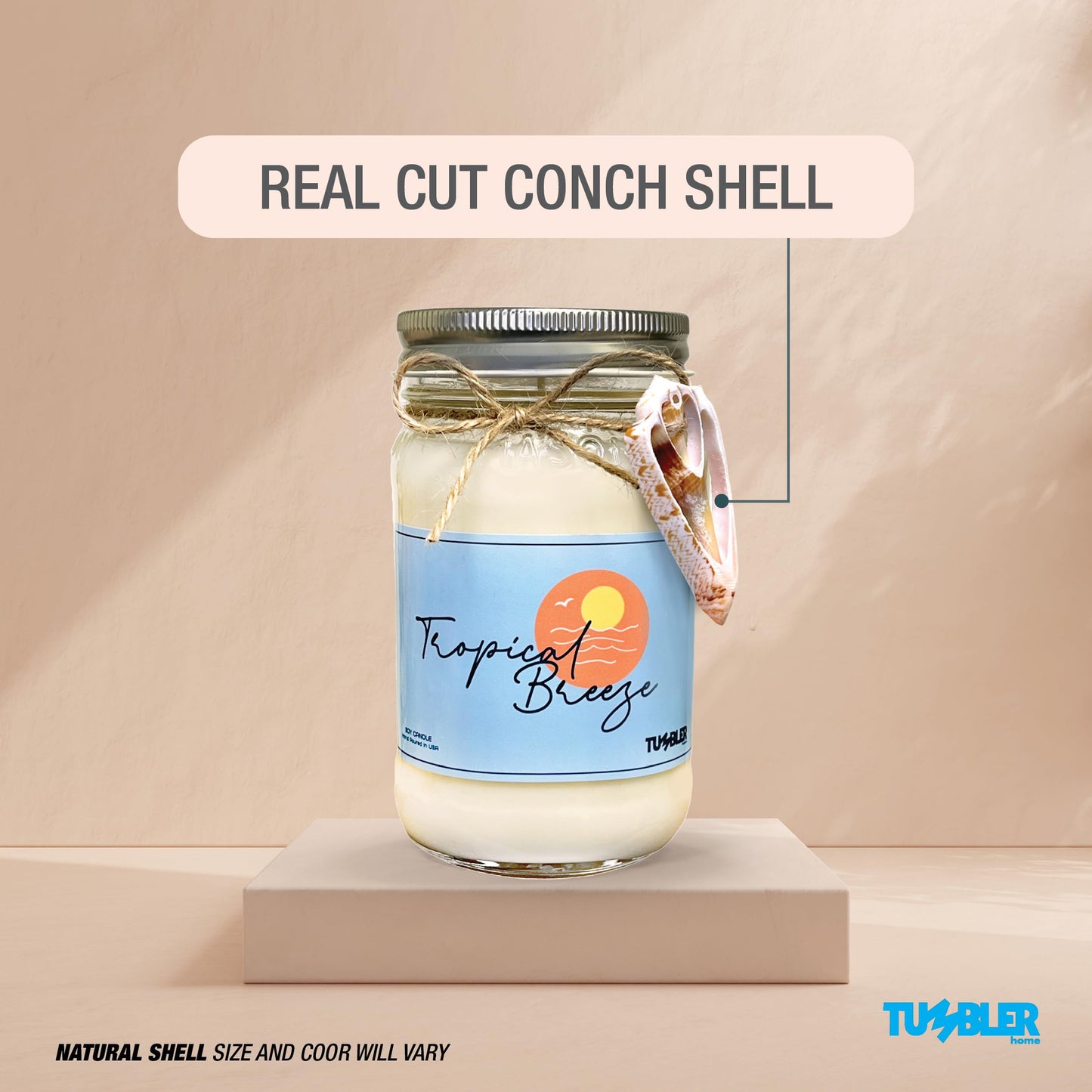 Scented Beach Candle