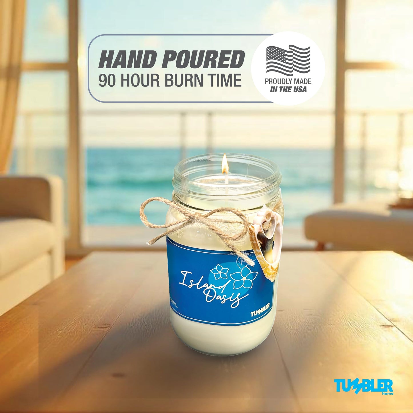 Scented Beach Candle