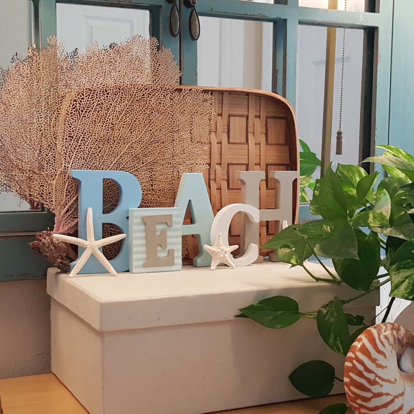 Wooden Beach Signs