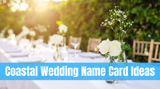 7  Clever Coastal Wedding Name Card Ideas