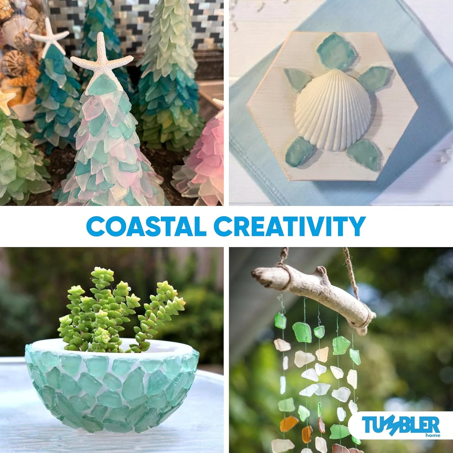 Sea Glass Aqua Blue 24oz