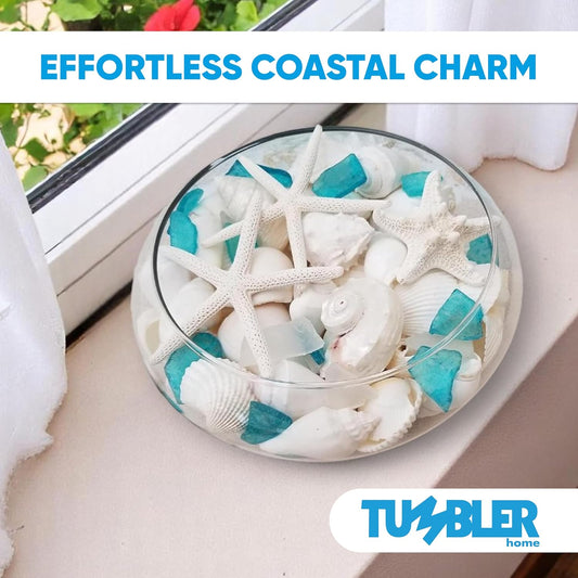Sea Shells, Starfish & Sea Glass Mix
