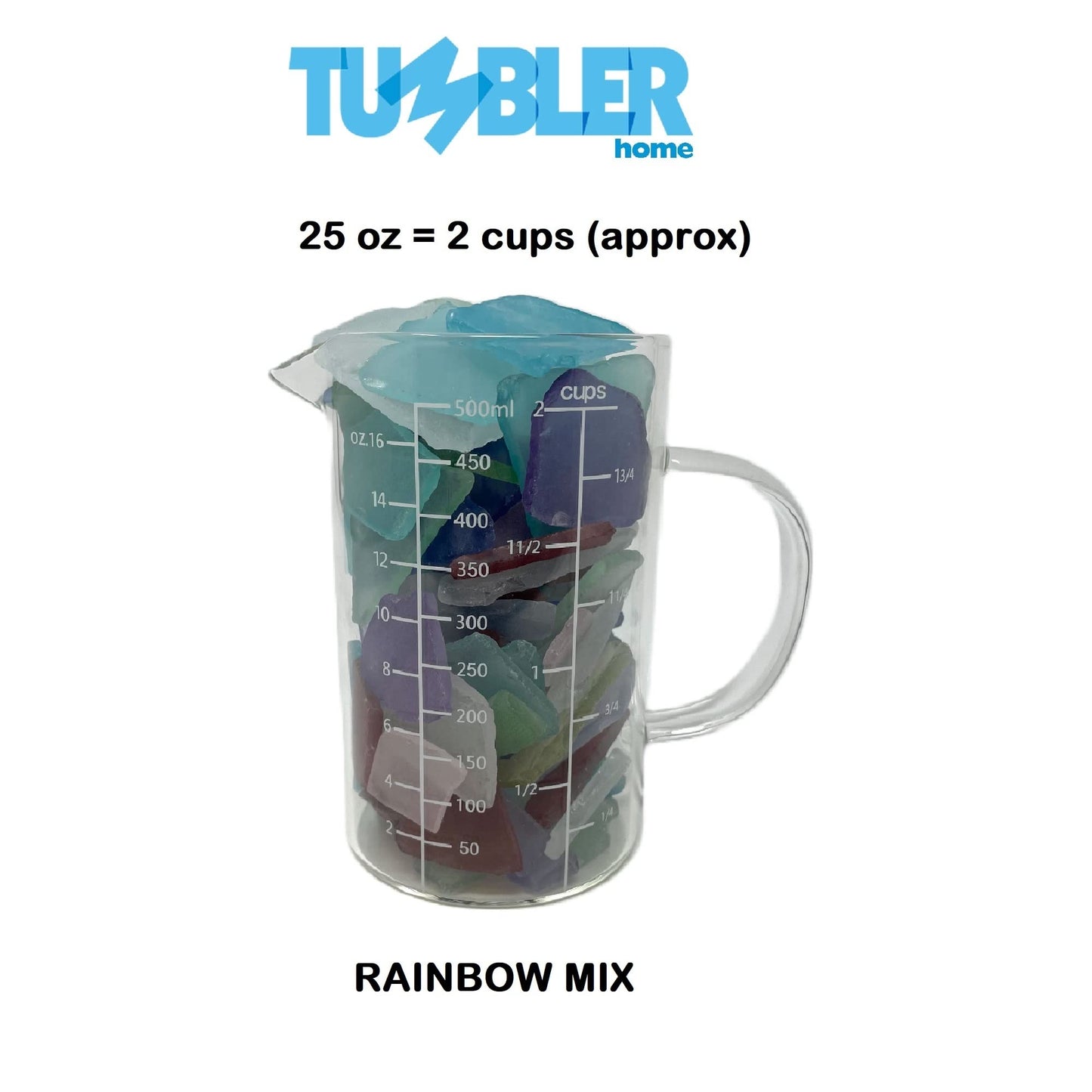 Sea Glass Rainbow Mix 25oz