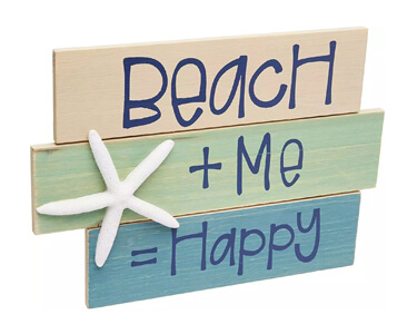 Beach + Me = Happy